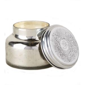Custom Candle Jar Scented Jar Candle With Metal Lids Folding Box Packaging