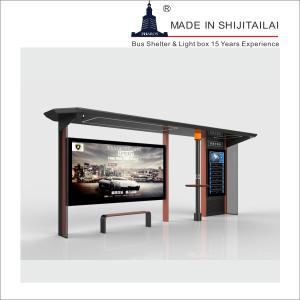 China Outdoor H3000mm 2500nit Smart Bus Stop System on sale