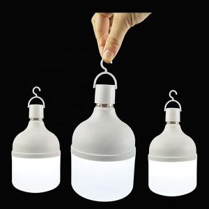 Ultralight E27 Indoor Emergency T Bulb , Anti Glare Rechargeable Bulb For Home