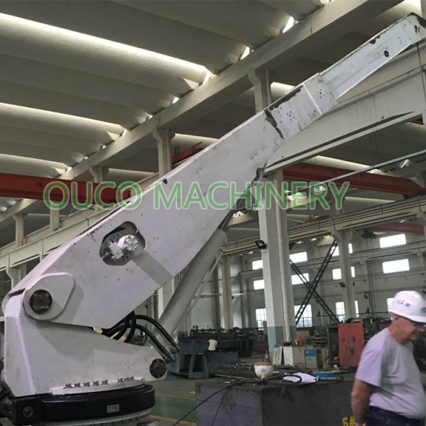 Quality 1T 4M Mini Yacht Marine Cranes With Telescopic Boom wholesale