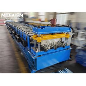 High Friction Surface Embossing Floor Deck Forming Machine For YX70-165 Metal
