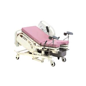 Remote Controller Medical Maternity Bed With Telescopic Working Table