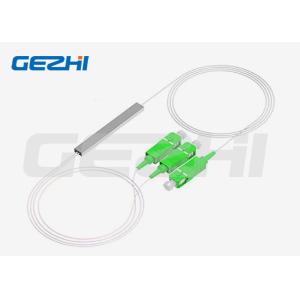 1x2 PLC SC/APC Fiber Optic Splitter FTTH SM 0.9mm G657A1 1m Optical Fiber PLC