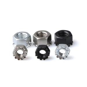 1/4 1/2 1/8 Carbon steel Galvanized Blue K Nut Customized Iron Kep nuts SS304