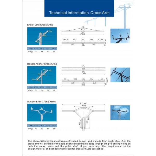 IP65 Durable Galvanization Steel Power Pole Hot Dip 20 - 90ft 1-30mm