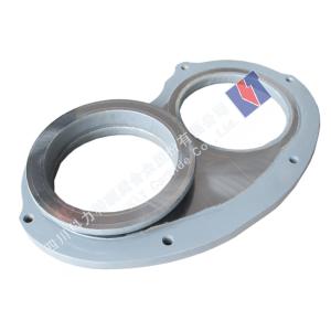 Concrete Pump Spectacles Tungsten Carbide Plate And Cutting Ring Customized