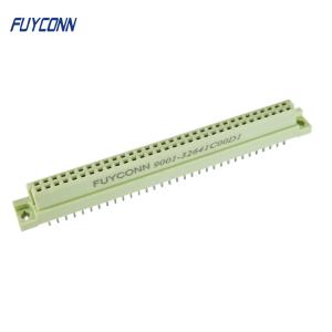 2 rows 64 Pin Female Eurocard Connector B Type Straight Terminals DIN 41612