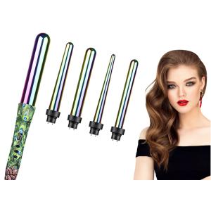 Instant Heat Up Interchangeable Hair Curler Titanium Tourmaline Barrels