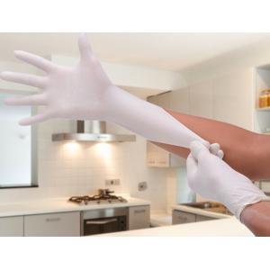 China Industrial White Latex Gloves Powdered Free / Disposable Latex Gloves on sale