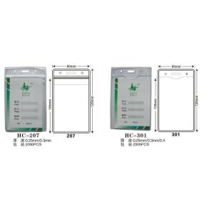 Fashionable PP / AS / ABS / PVC Badge Holder With Custom Logo