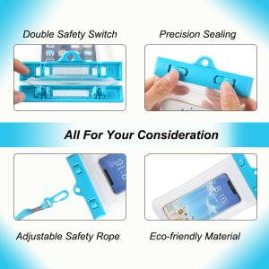 Floating Universal Beach TPU Clear Waterproof Phone Pouch