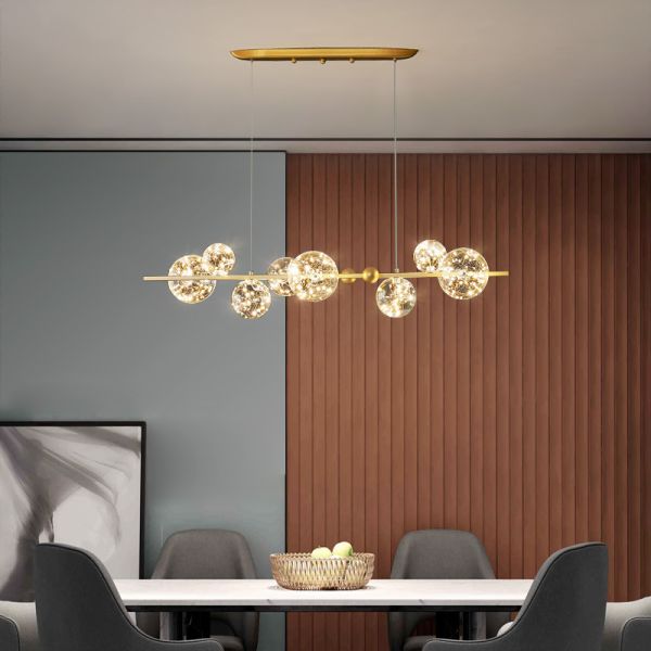 Nordic ring chandelier Living Dining Room Bedroom Led star chandelier Home Circle Chandelier(WH-MI-278)