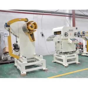 Press Feed Lines Decoiler Straightener Feeder With Coil Loading Car