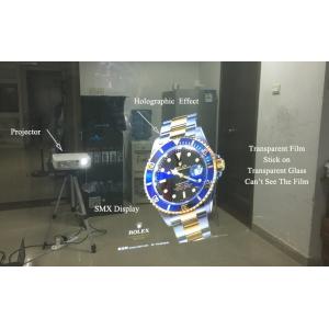 Sticky Transparent Rear Projection Film 1.52m Width For Projection Screen