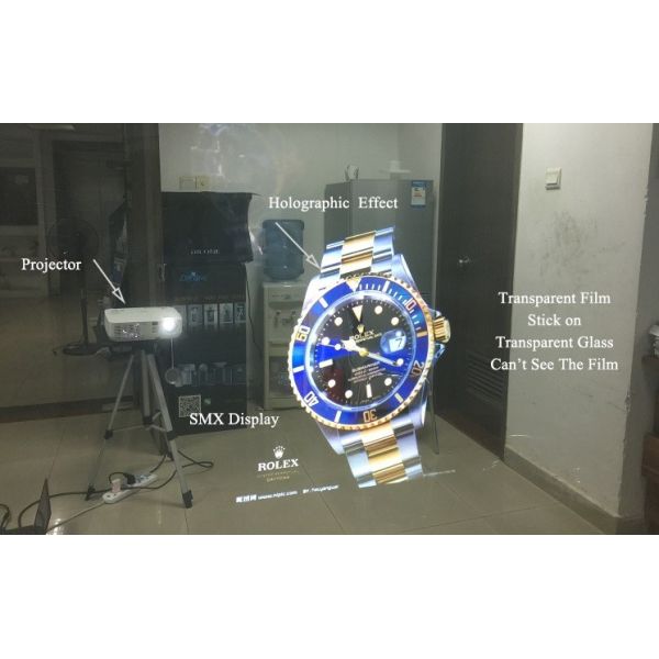 Quality Sticky Transparent Rear Projection Film 1.52m Width For Projection Screen wholesale