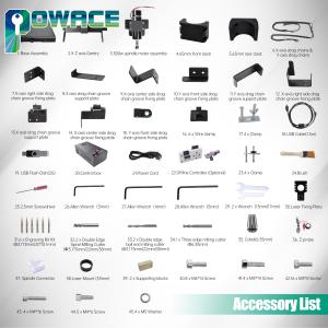 3 Axis 4540 Plus CNC Engraving Machine 500W For Woodworking Metal Square Linear