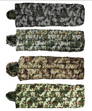 Grid Modular March Down Army Intermediate Green Camo Sleeping Bag