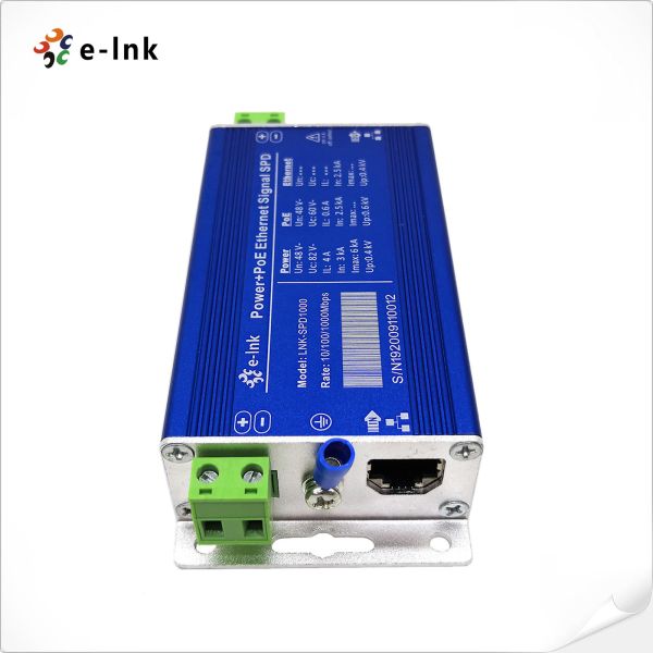 Quality 10/100/1000M Gigabit Poe Injector , Ethernet Power PoE Surge Protector IP 20 wholesale