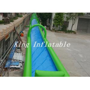 Single Lane Inflatable Street Water Slide PVC Tarpaulin Slip N Slide For Adults