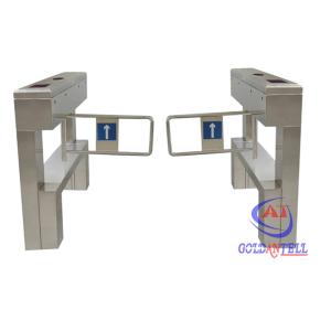 Cheap Entry control pedestrian security swing gate with LED counting function for sale
