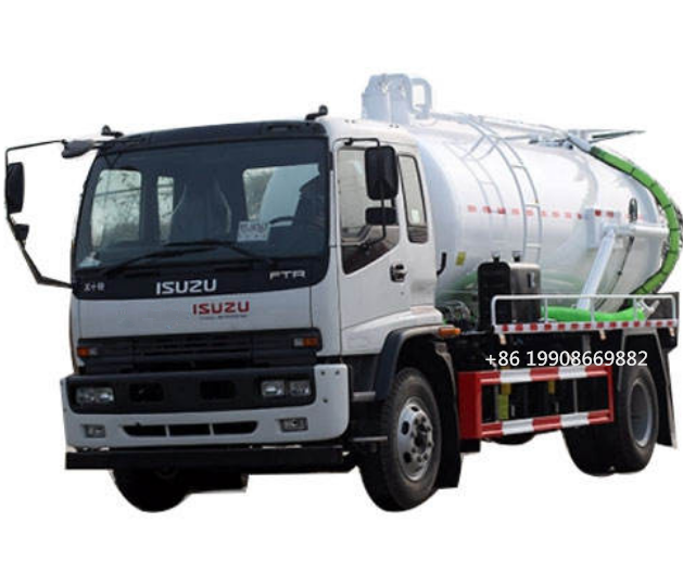 HOWO 4x2 Driver 10000L Sewage Suction Truck with Vacuum Pump for Sucking Waste Water Vacuum Sewer Tanker Suction Truck