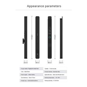 Glomarket Security Cerradura Inteligente Security Home Automatic Electric Wifi