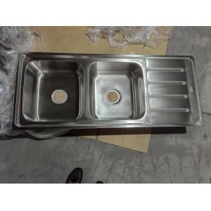 Cheap Double Drop In Drainboard Sink Commercial Kitchen Sink With Drainboard for sale