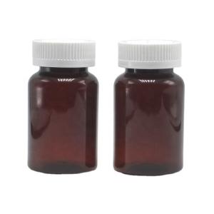Securely Store Supplements with 120mL 4oz Translucent Amber Pill Containers and Cap