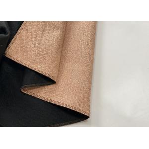 Knitted Linen Sofa Fabric Flame Retardant Faux Linen Fabric Polyester
