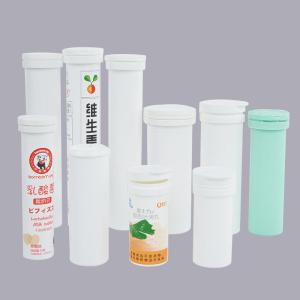 Empty 50/60/80/90ml Vitamin C Effervescent Tablet Container PP Plastic Tube