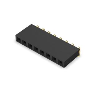 Female Header Connector 2.00mm Single Row R/A Dip TYPE 1*2PIN To 1*40PIN H=6