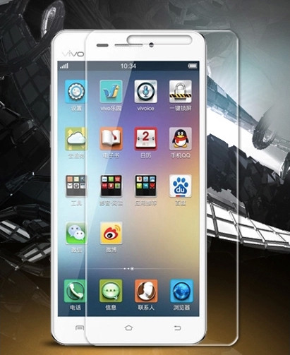 Quality Anti-UV for Cell Phone VIVO X3 Clear Full Size Tempered Glass Screen Protector in Stoc wholesale