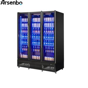 Arsenbo Display Commercial Fridge , Multipurpose Upright Display Freezer