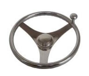 Quality Stainless 3 Spoke Steering Wheel Finger Grips & Control Knob wholesale