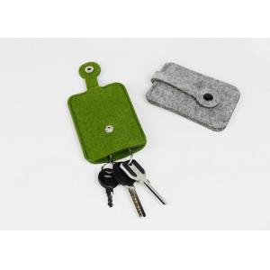 Custom Color Compact Small Felt Bag Comfortable Handling With Pull Out Button