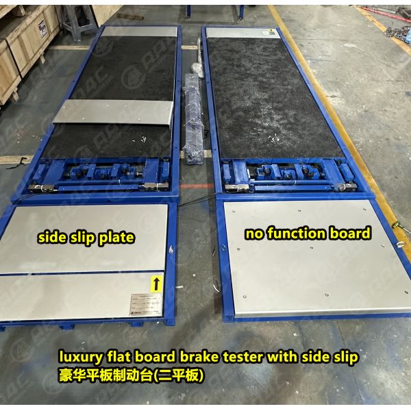 AA4C Luxury flat brake tester 13T Vehicle inspection equipment vehicle test lane