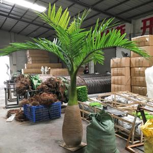 Custom Height Artificial Bottle Palm Tree Outdoor Landscpae Rainforest Theme