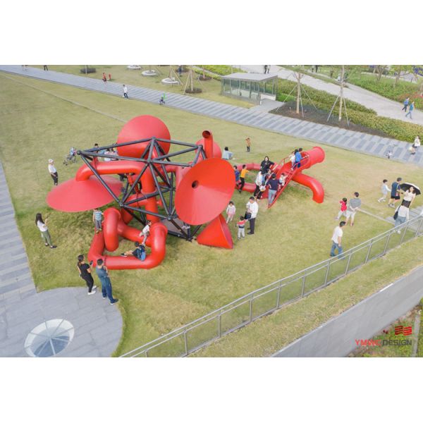 Hand-forged Steel Non-Powered Amusement Facility for Large-Scale Outdoor Interactive