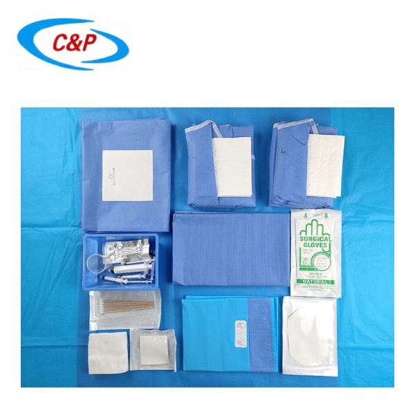 Comfortable Surgical Disposable Eye Drape Packs for Ophthalmology Surgery