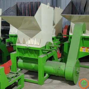 PE Plastic Bag Film Pipe PVC PP PET Bottle Crush Crusher Machine with Diesel