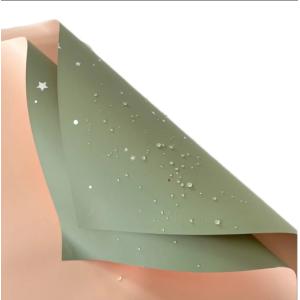 Bright Starry Sky Waterproof Wrapping Paper Advanced Two-color Thickened For