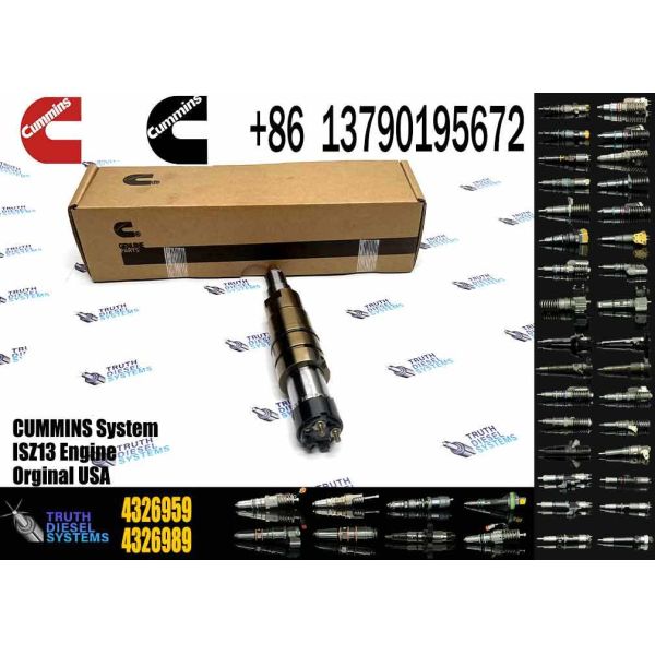 Quality ISZ13 Cummins Engine Parts Fuel Injector 4326959 2872544 4955080 2872289 wholesale
