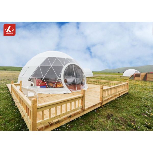 Quality Outdoor Camping Resort Prefab Dome Tent House Luxury Gazebo Party wholesale