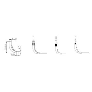 White 90 Degree Fiber Optic Components Connectors Single Mode Multimode LSZH