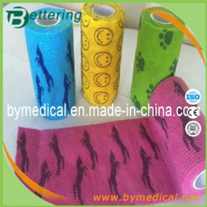 Non woven Veterinary Bandage Pet bandage wrap cohesive elastic bandage