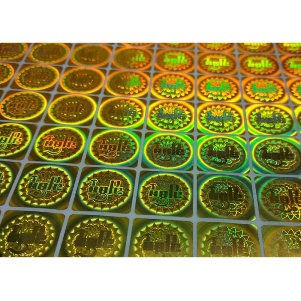 Quality Custom Security 3D Hologram Stickers Online Non-Reusable Laser Hologram Labels With Logo wholesale