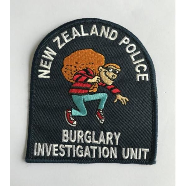 Customer Design Police Embroidery Patches with Iron on for clothing accessories