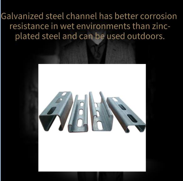 3MM Slotted Metal Strut Channel C Q235 Unistrut Trolley ODM OEM slotted unistrut