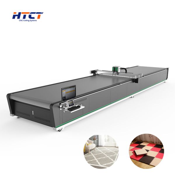 Computerized Yoga Coir Mat Manufacturing Machine Mat Cutter Carpet Cutting