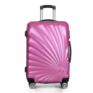 China Combination Lock Silent Wheel Glossy ABS PC Suitcase on sale